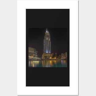 DUBAI NIGHTSCAPE Posters and Art